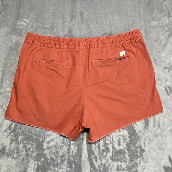Vuori Vintage Ripstop Shorts Medium Pull On Casual Athleisure Drawstring Raw Hem - Picture 2 of 9